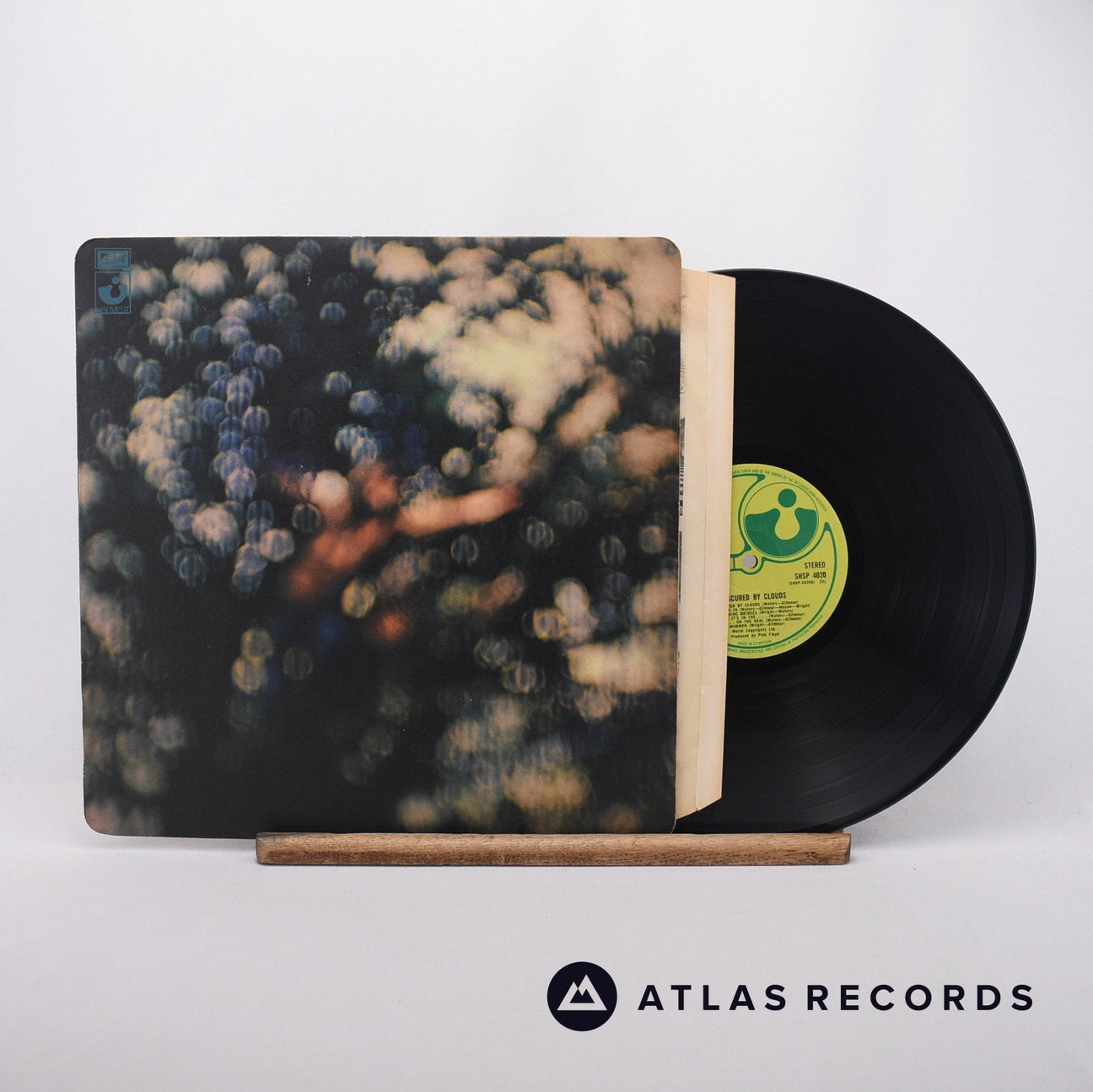 Pink Floyd Obscured By Clouds LP Vinyl Record - Front Cover & Record