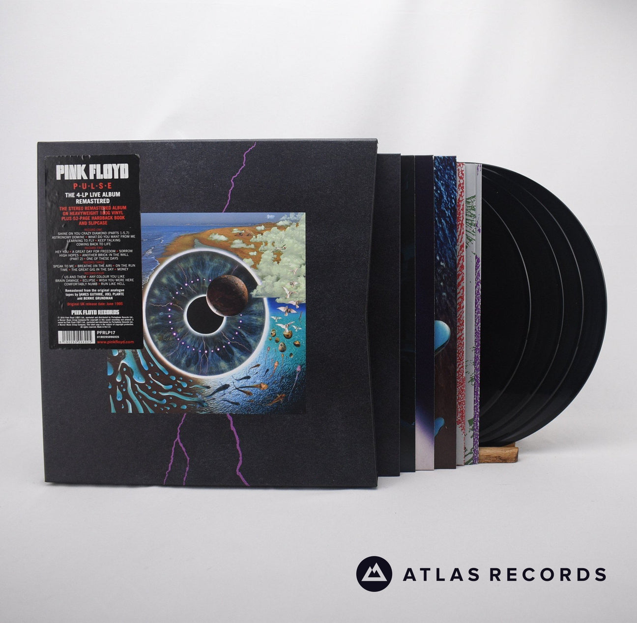 Pink Floyd Pulse 4 x LP Vinyl Record - Front Cover & Record