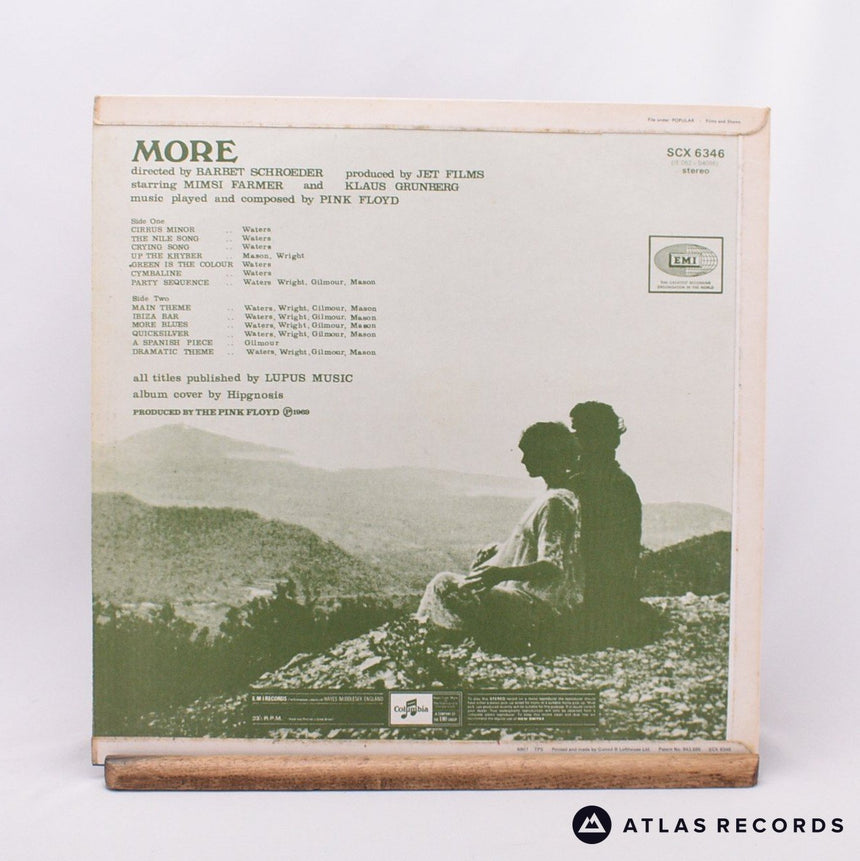 Pink Floyd - Soundtrack From The Film "More" - 8-1 9-1 LP Vinyl Record - EX/EX