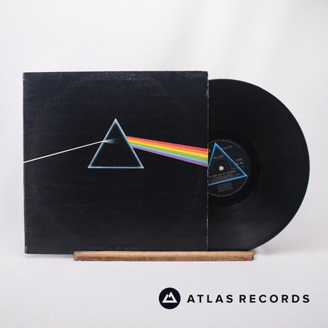 Pink Floyd The Dark Side Of The Moon LP Vinyl Record - Front Cover & Record