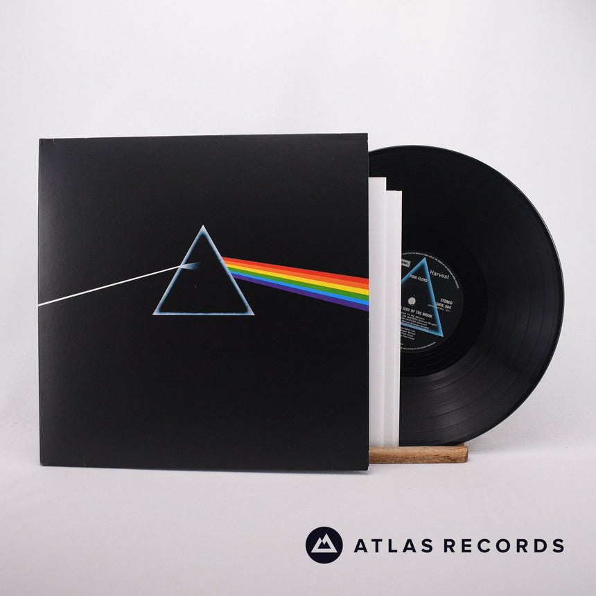 Pink Floyd The Dark Side Of The Moon LP Vinyl Record - Front Cover & Record