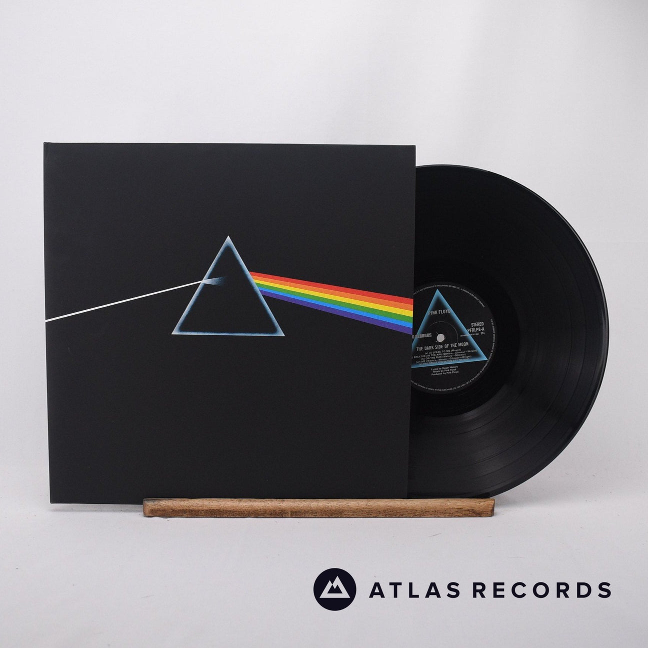 Pink Floyd The Dark Side Of The Moon LP Vinyl Record - Front Cover & Record