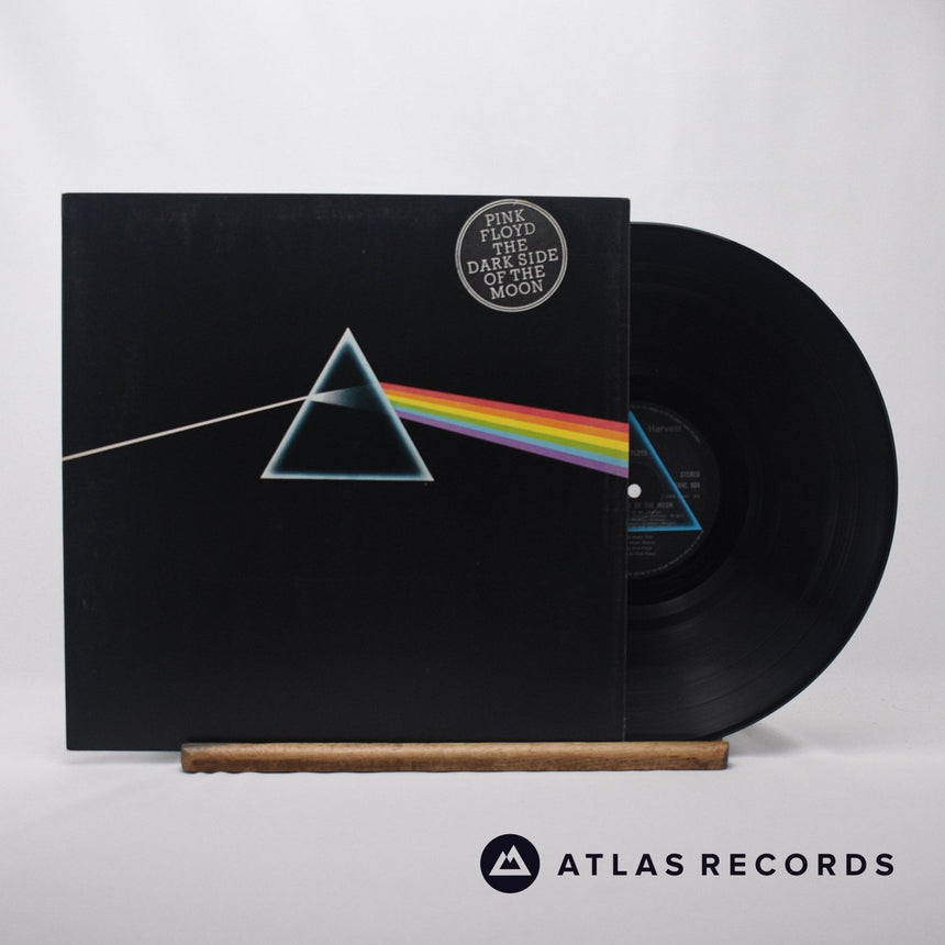 Pink Floyd The Dark Side Of The Moon LP Vinyl Record - Front Cover & Record