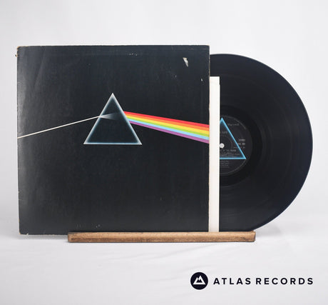 Pink Floyd The Dark Side Of The Moon LP Vinyl Record - Front Cover & Record