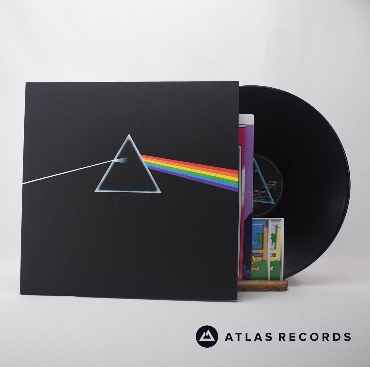 Pink Floyd The Dark Side Of The Moon LP Vinyl Record - Front Cover & Record