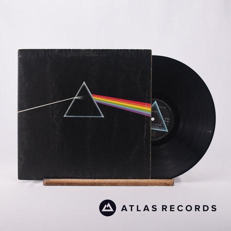 Pink Floyd The Dark Side Of The Moon LP Vinyl Record - Front Cover & Record