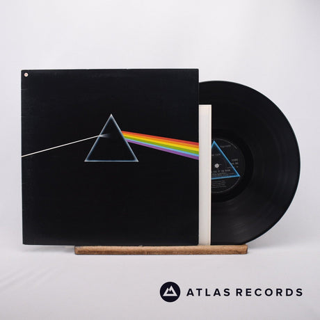 Pink Floyd The Dark Side Of The Moon LP Vinyl Record - Front Cover & Record
