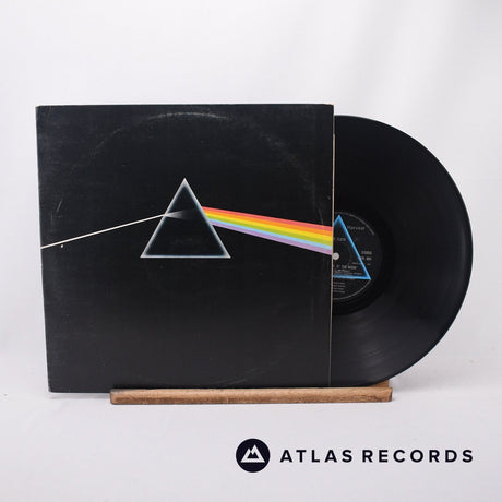 Pink Floyd The Dark Side Of The Moon LP Vinyl Record - Front Cover & Record