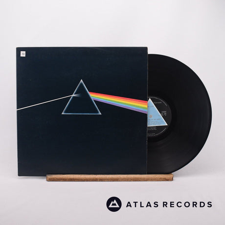 Pink Floyd The Dark Side Of The Moon LP Vinyl Record - Front Cover & Record