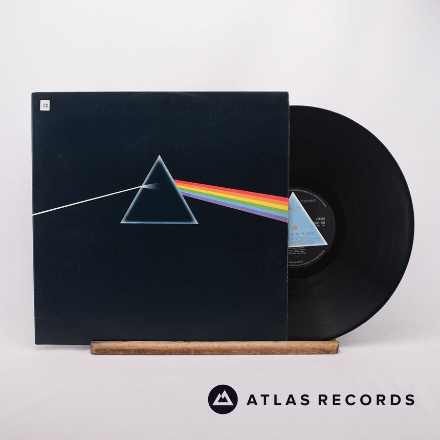Pink Floyd The Dark Side Of The Moon LP Vinyl Record - Front Cover & Record