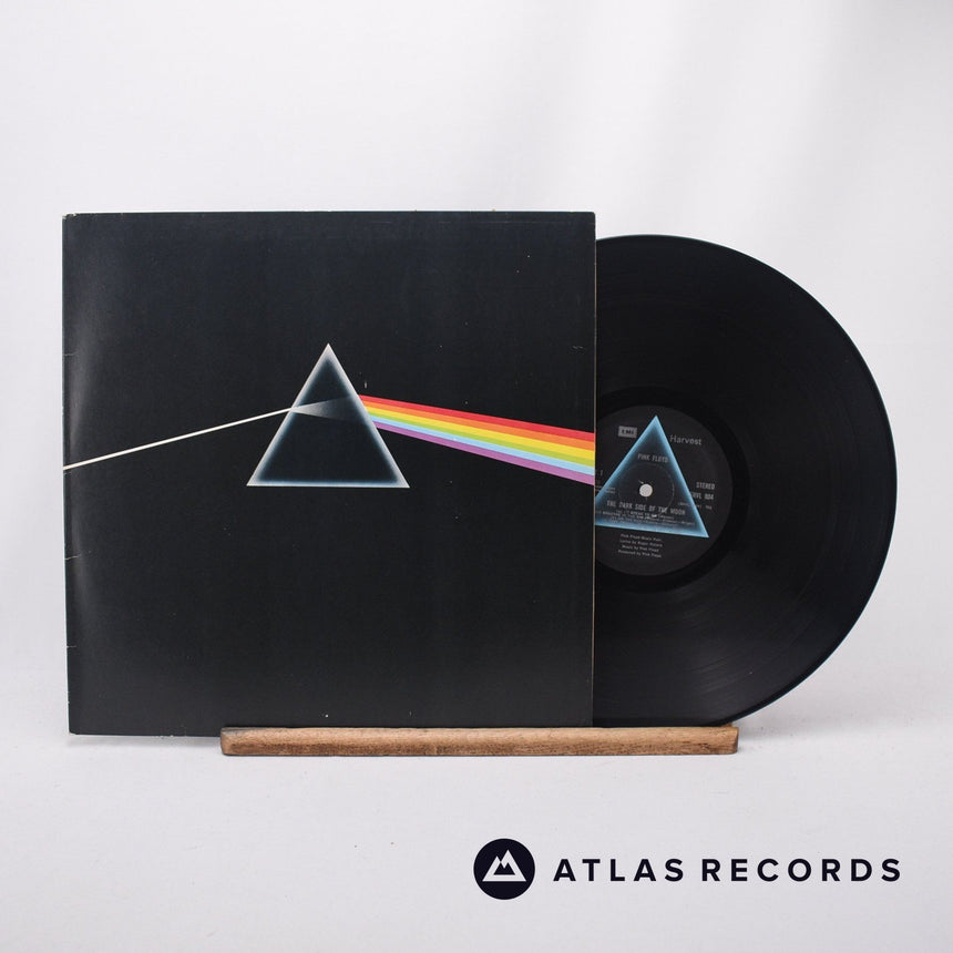 Pink Floyd The Dark Side Of The Moon LP Vinyl Record - Front Cover & Record
