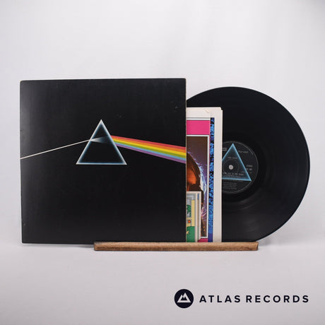 Pink Floyd The Dark Side Of The Moon LP Vinyl Record - Front Cover & Record