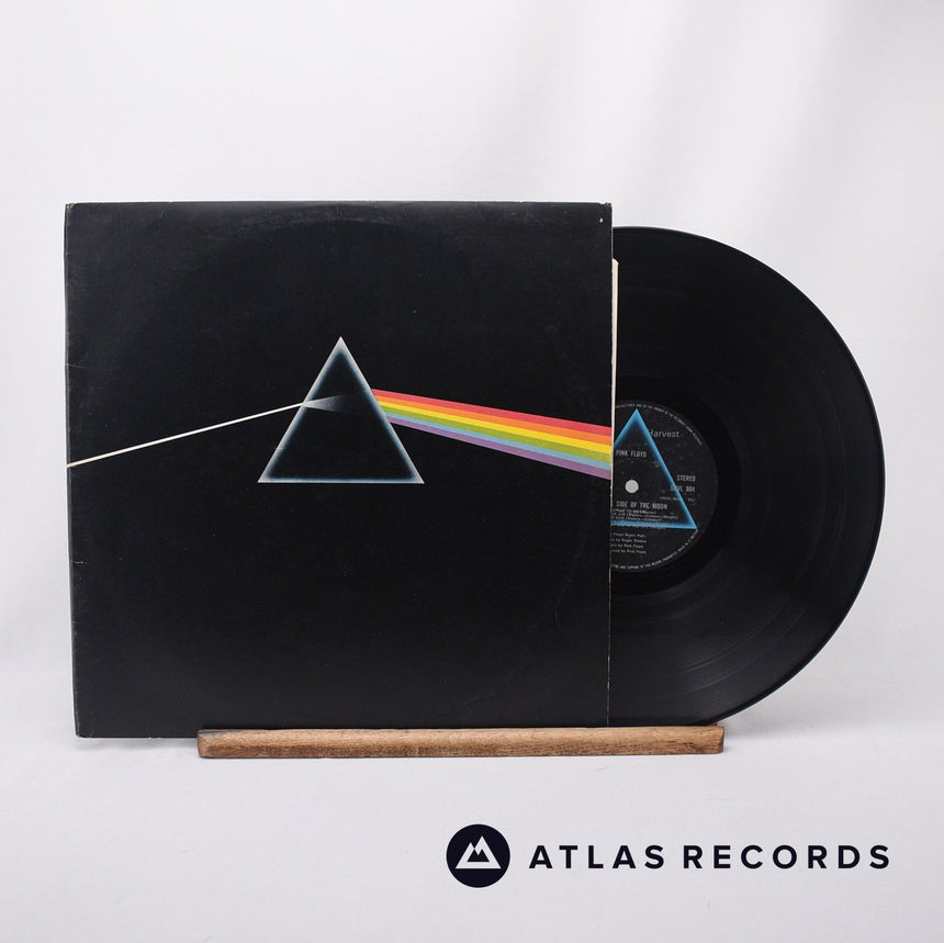 Pink Floyd The Dark Side Of The Moon LP Vinyl Record - Front Cover & Record