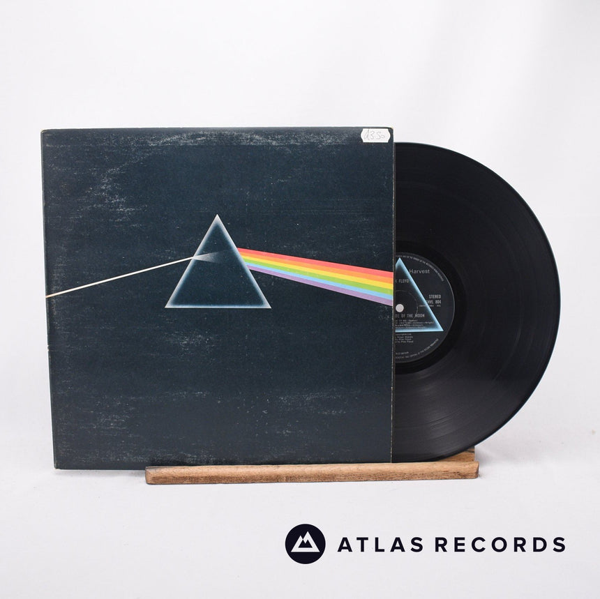 Pink Floyd The Dark Side Of The Moon LP Vinyl Record - Front Cover & Record
