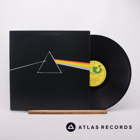 Pink Floyd The Dark Side Of The Moon LP Vinyl Record - Front Cover & Record