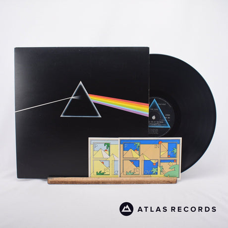 Pink Floyd The Dark Side Of The Moon LP Vinyl Record - Front Cover & Record