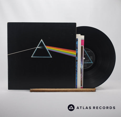 Pink Floyd The Dark Side Of The Moon LP Vinyl Record - Front Cover & Record