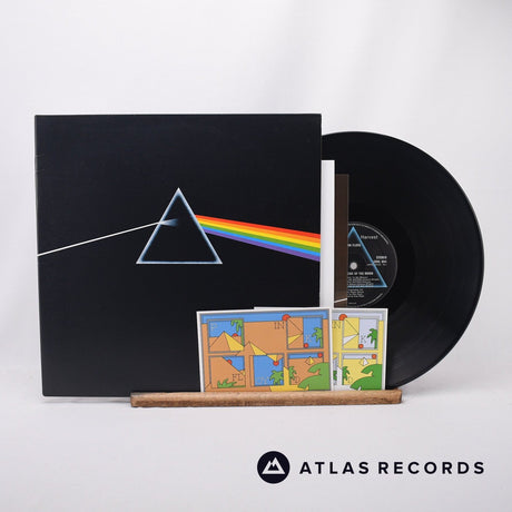 Pink Floyd The Dark Side Of The Moon LP Vinyl Record - Front Cover & Record