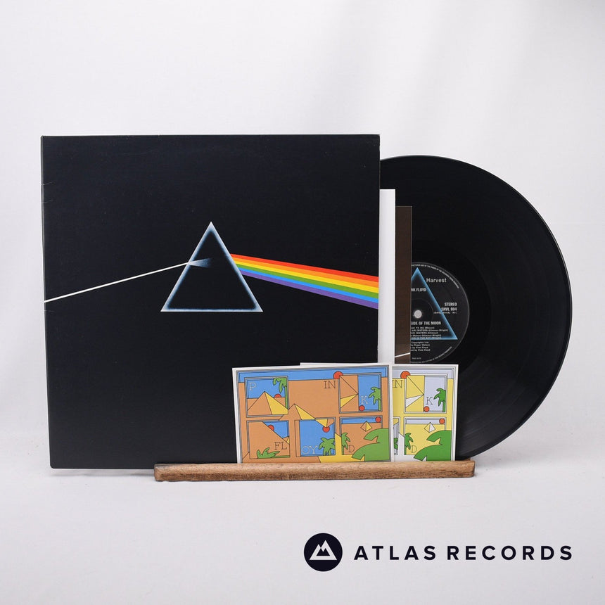 Pink Floyd The Dark Side Of The Moon LP Vinyl Record - Front Cover & Record