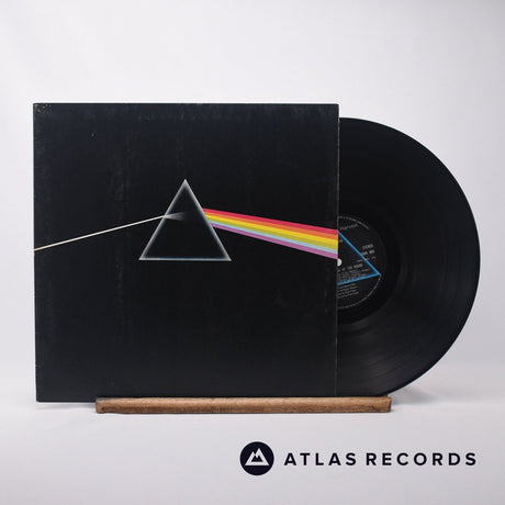 Pink Floyd The Dark Side Of The Moon LP Vinyl Record - Front Cover & Record