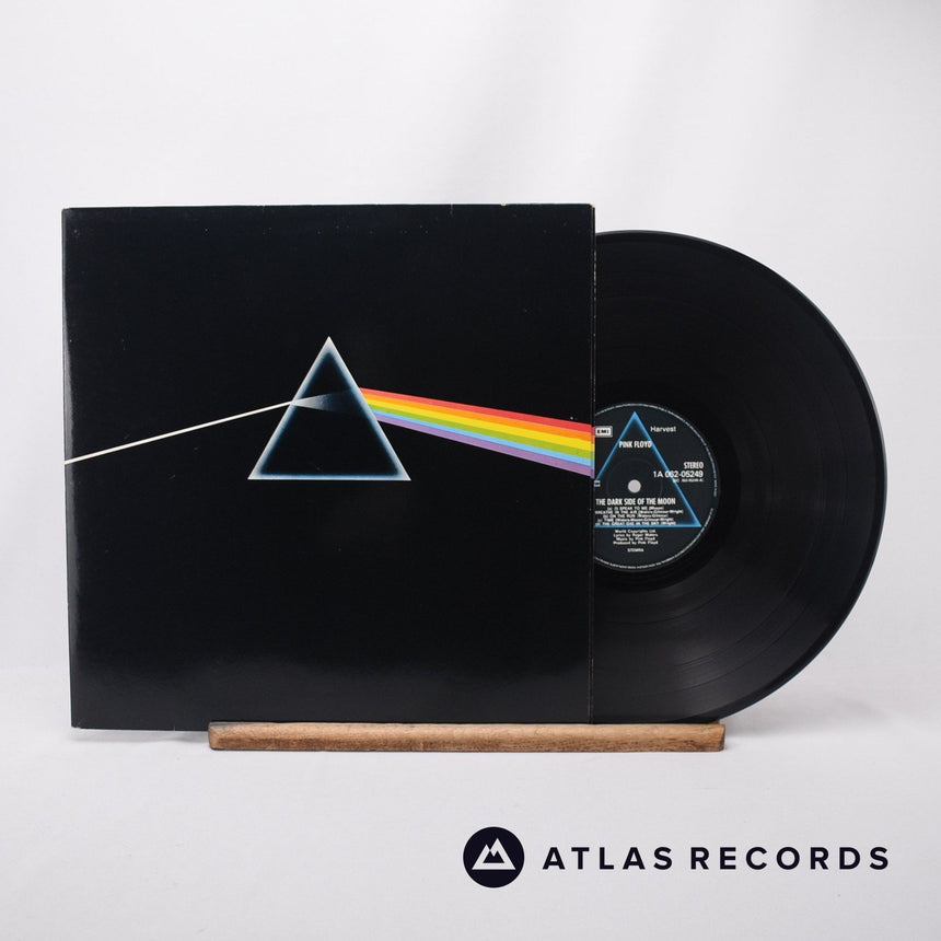 Pink Floyd The Dark Side Of The Moon LP Vinyl Record - Front Cover & Record