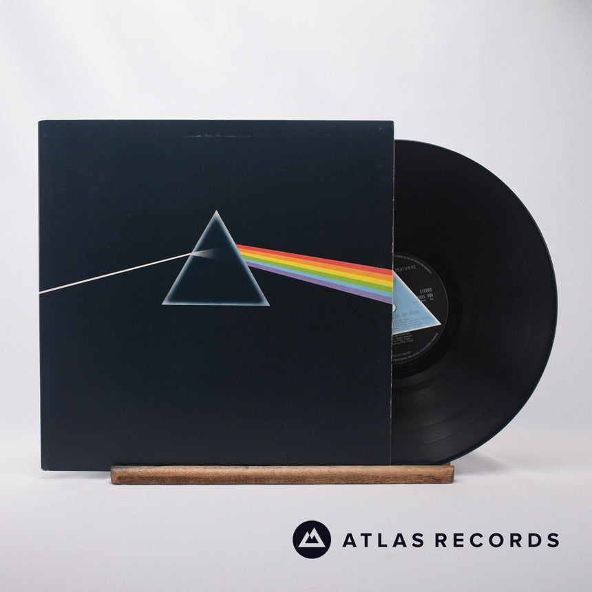 Pink Floyd The Dark Side Of The Moon LP Vinyl Record - Front Cover & Record