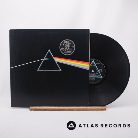 Pink Floyd The Dark Side Of The Moon LP Vinyl Record - Front Cover & Record