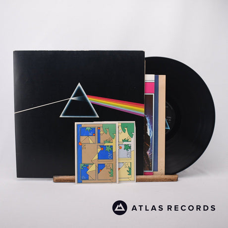 Pink Floyd The Dark Side Of The Moon LP Vinyl Record - Front Cover & Record