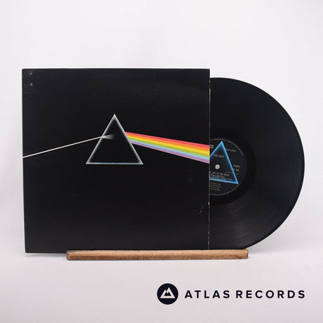 Pink Floyd The Dark Side Of The Moon LP Vinyl Record - Front Cover & Record
