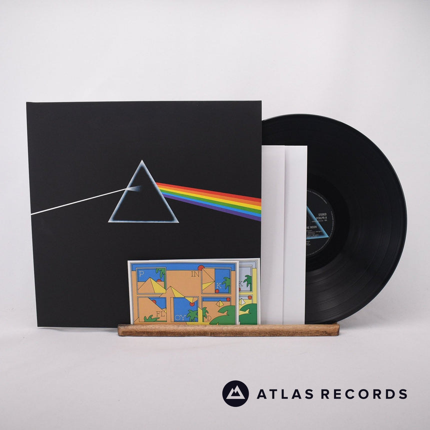 Pink Floyd The Dark Side Of The Moon LP Vinyl Record - Front Cover & Record