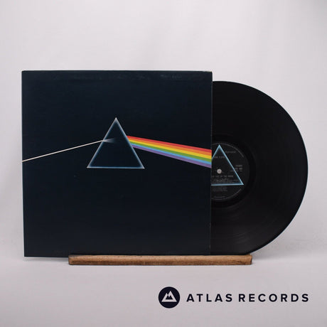 Pink Floyd The Dark Side Of The Moon LP Vinyl Record - Front Cover & Record