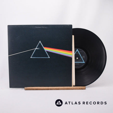 Pink Floyd The Dark Side Of The Moon LP Vinyl Record - Front Cover & Record
