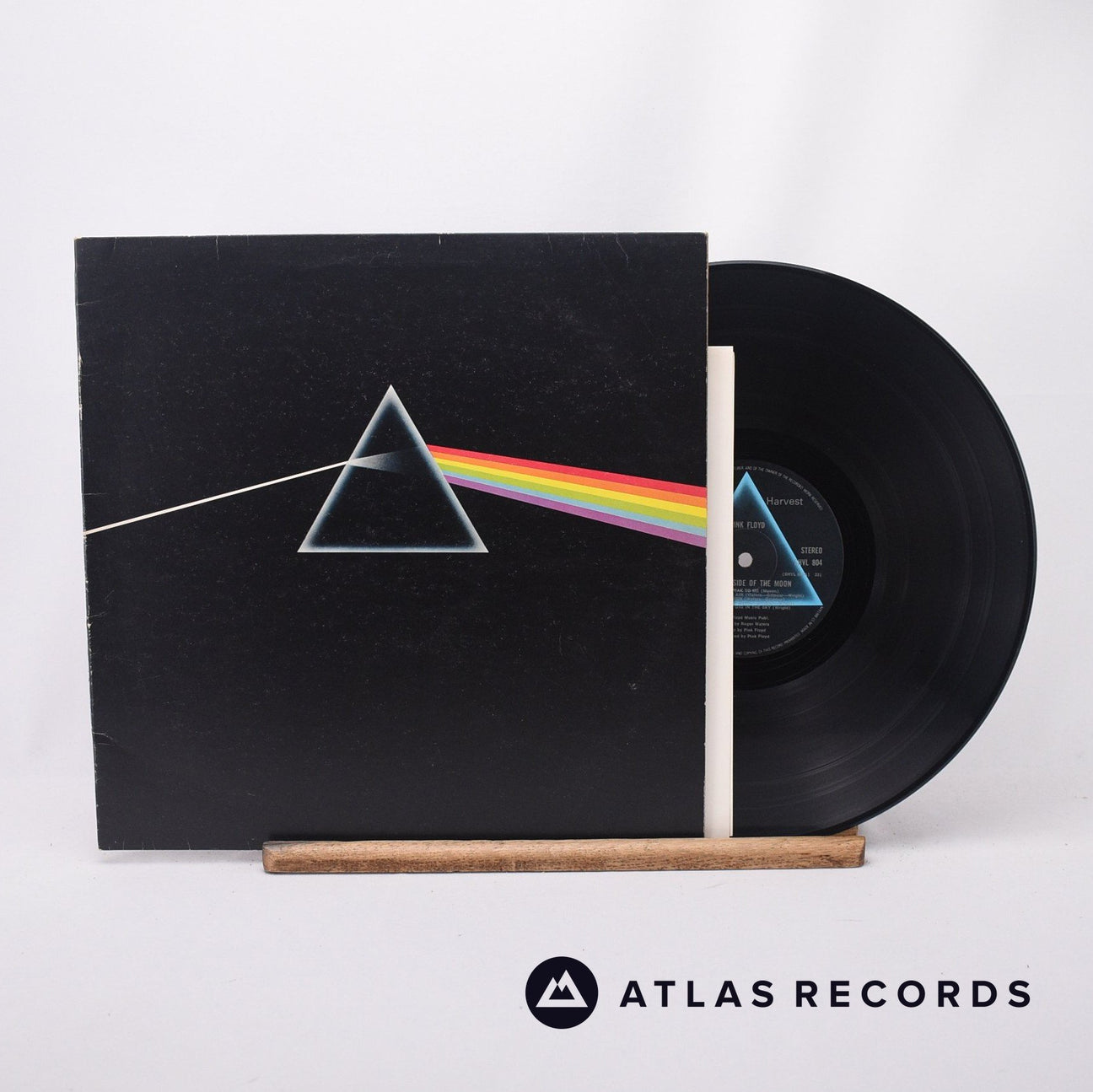 Pink Floyd The Dark Side Of The Moon LP Vinyl Record - Front Cover & Record