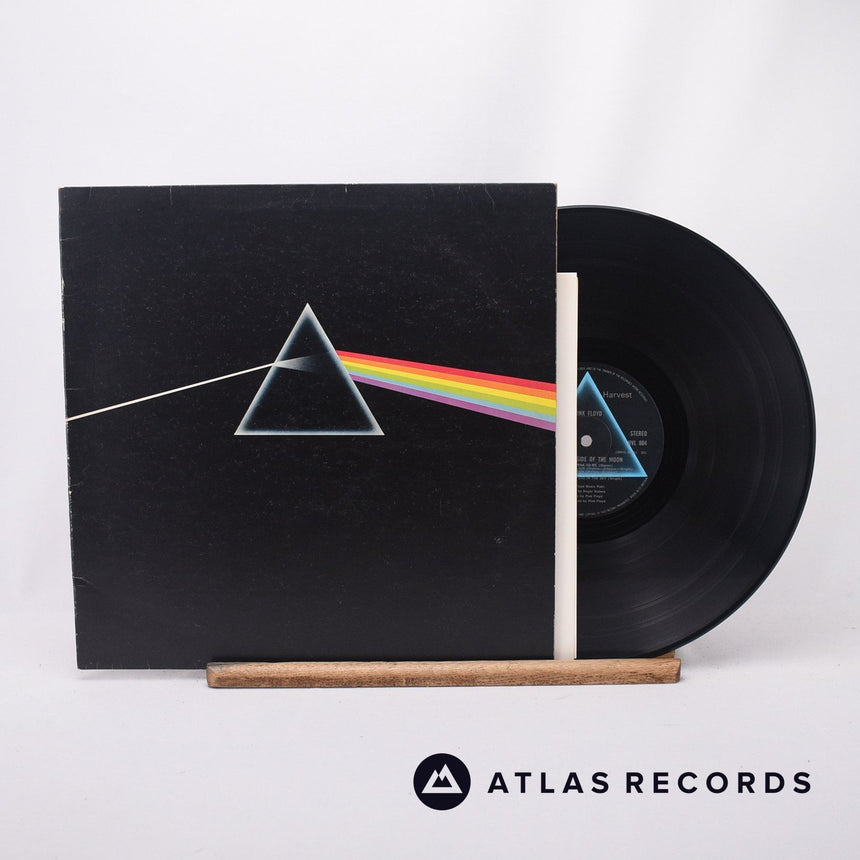 Pink Floyd The Dark Side Of The Moon LP Vinyl Record - Front Cover & Record