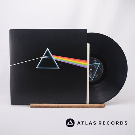 Pink Floyd The Dark Side Of The Moon LP Vinyl Record - Front Cover & Record
