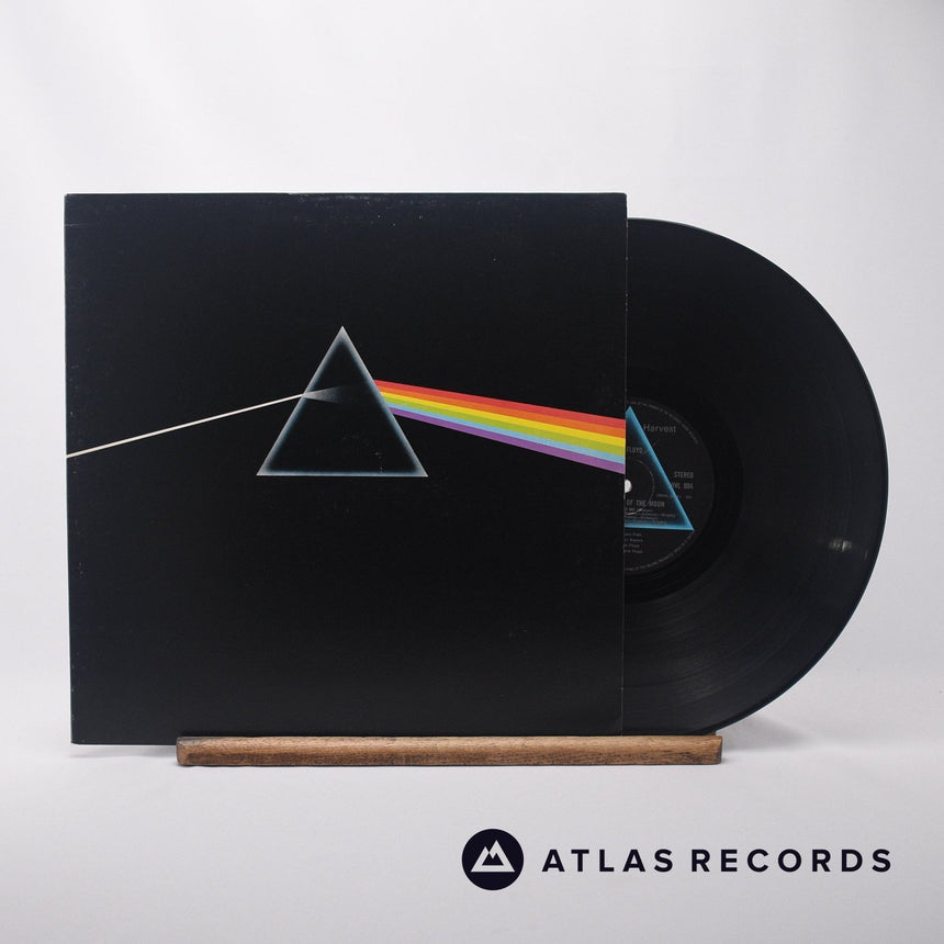 Pink Floyd The Dark Side Of The Moon LP Vinyl Record - Front Cover & Record