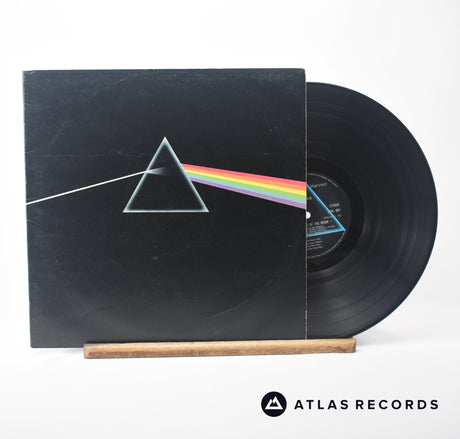 Pink Floyd The Dark Side Of The Moon LP Vinyl Record - Front Cover & Record