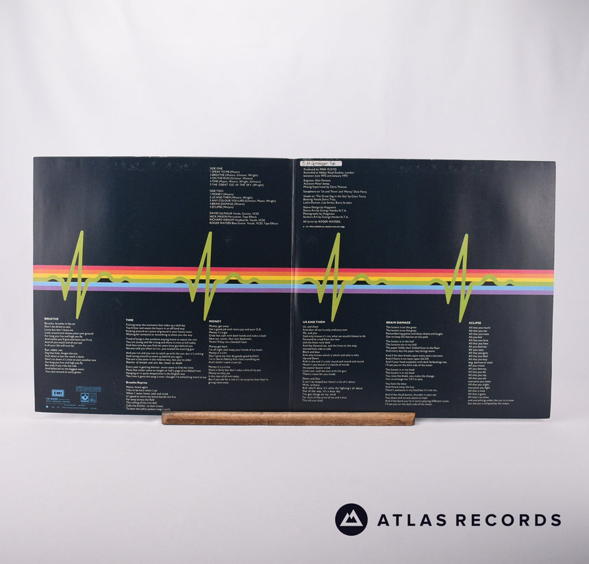 Pink Floyd - The Dark Side Of The Moon - A-3 B-3 LP Vinyl Record - VG+/VG+