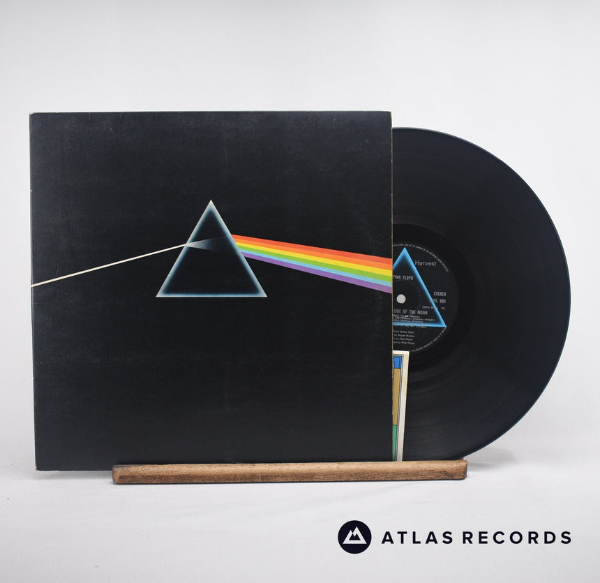 Pink Floyd The Dark Side Of The Moon LP Vinyl Record - Front Cover & Record