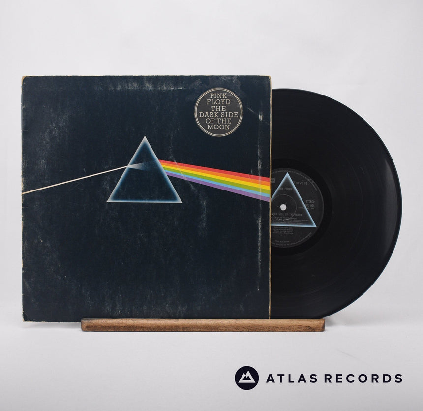 Pink Floyd The Dark Side Of The Moon LP Vinyl Record - Front Cover & Record