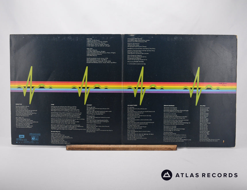 Pink Floyd - The Dark Side Of The Moon - A-3 B-3 LP Vinyl Record - VG/VG