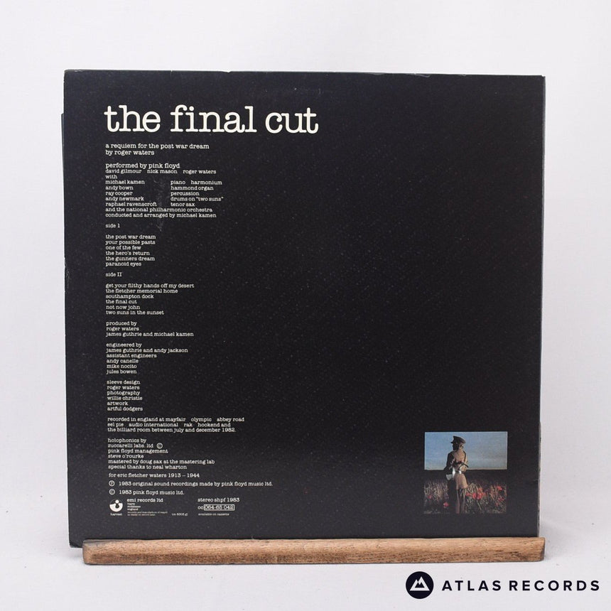 Pink Floyd - The Final Cut - Gatefold A-1U B-2U LP Vinyl Record - EX/EX