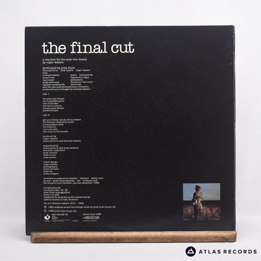Pink Floyd - The Final Cut - Gatefold LP Vinyl Record - EX/NM