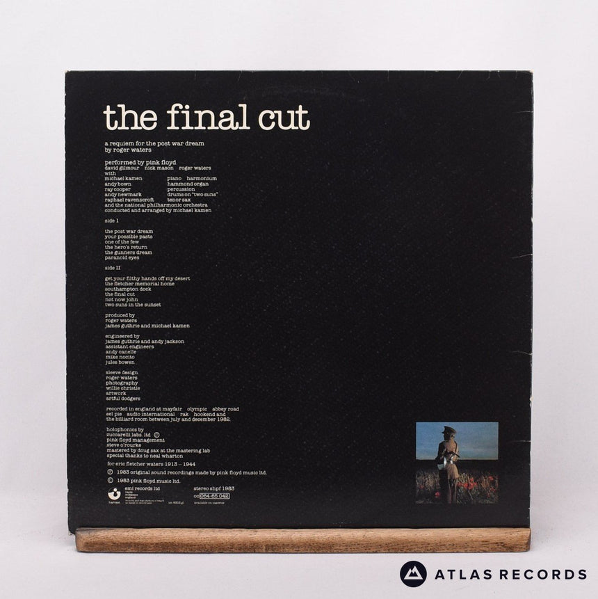 Pink Floyd - The Final Cut - Gatefold A-5 B-4 LP Vinyl Record - VG+/VG+
