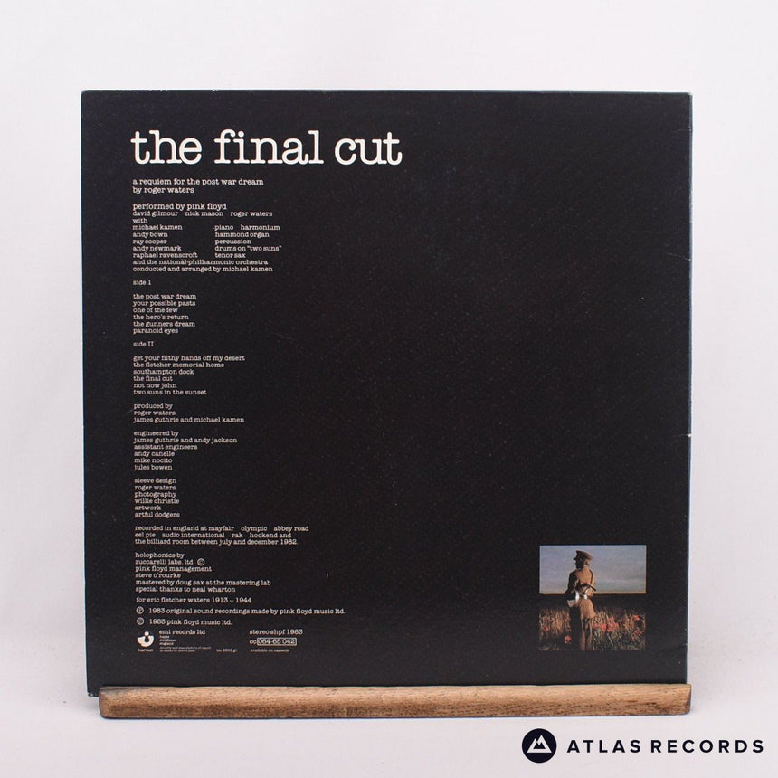 Pink Floyd - The Final Cut - Tml-S Gatefold A-1U B-2U LP Vinyl Record - VG+/EX