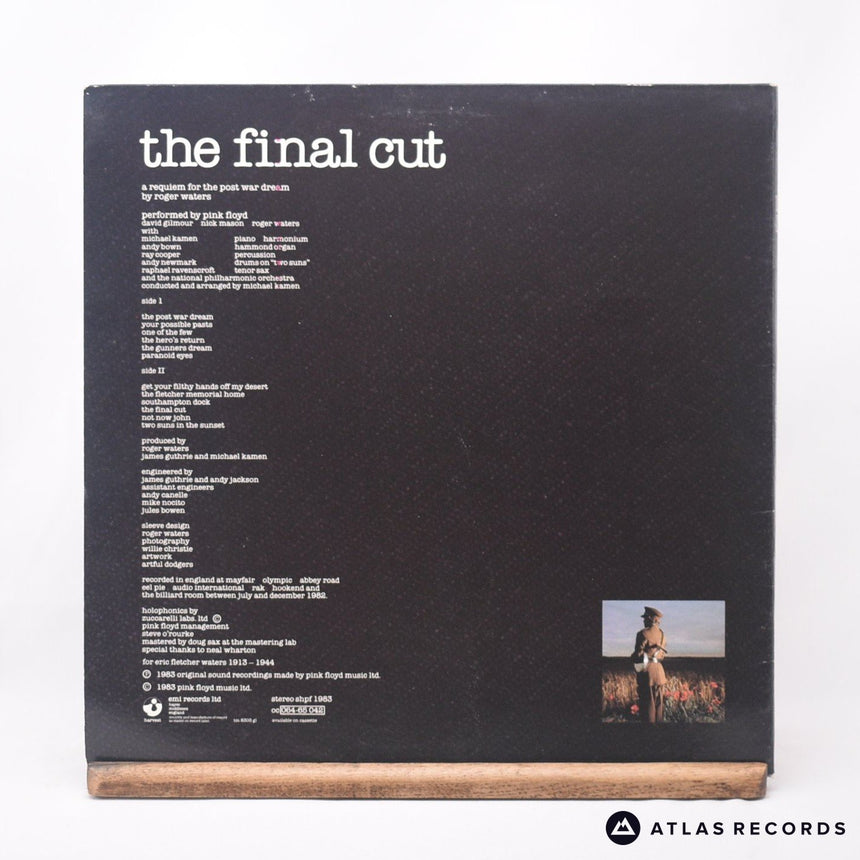 Pink Floyd - The Final Cut - A-1U-1-4- B-4U-1-4- LP Vinyl Record - EX/EX