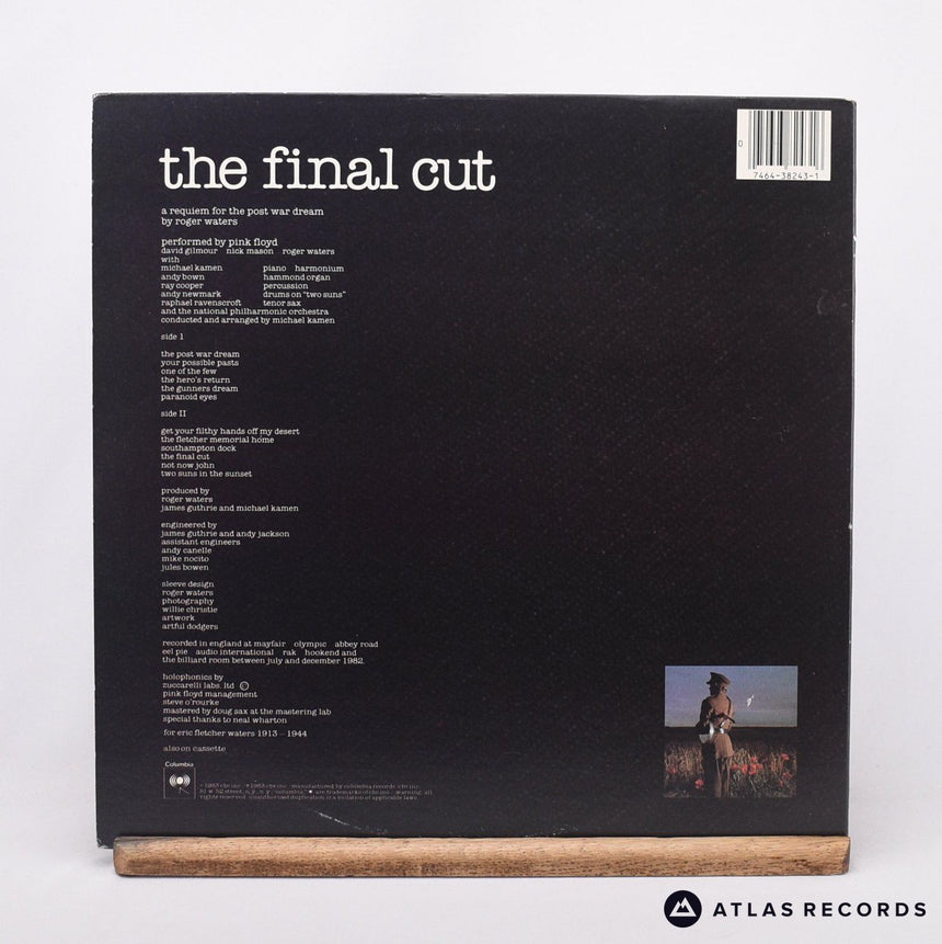 Pink Floyd - The Final Cut - Gatefold Us 1AD 1AB LP Vinyl Record - EX/EX