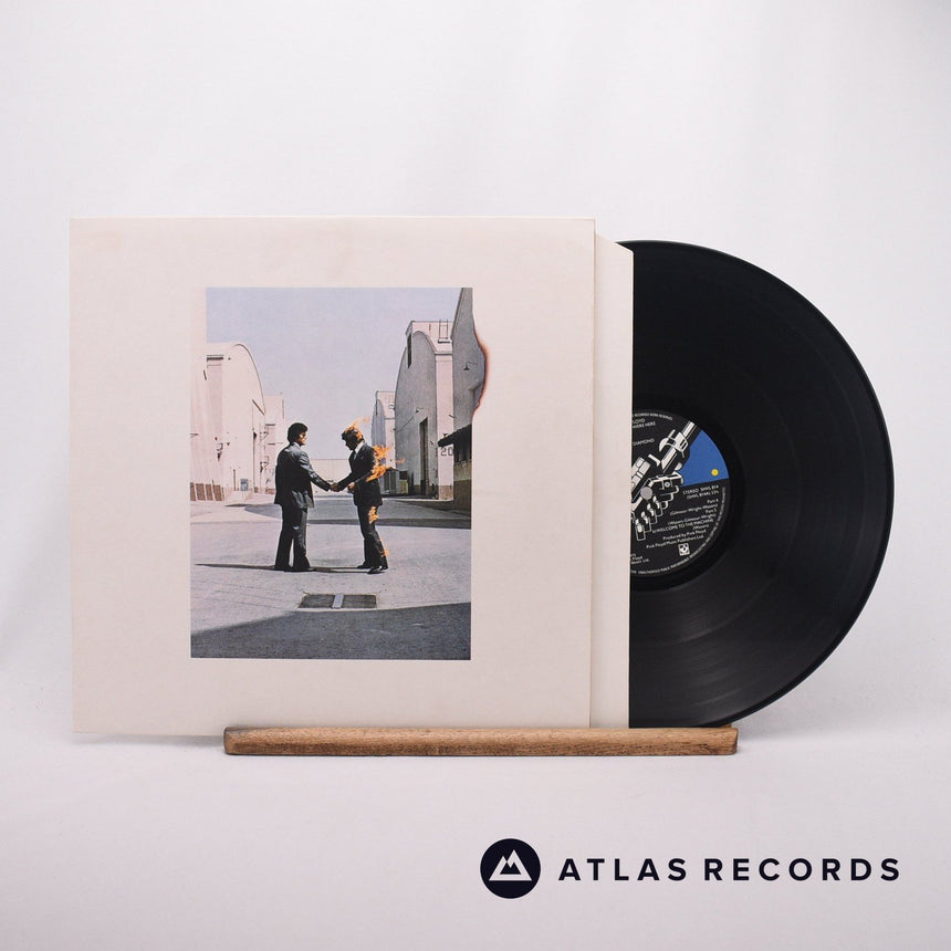 Pink Floyd Wish You Were Here LP Vinyl Record - Front Cover & Record