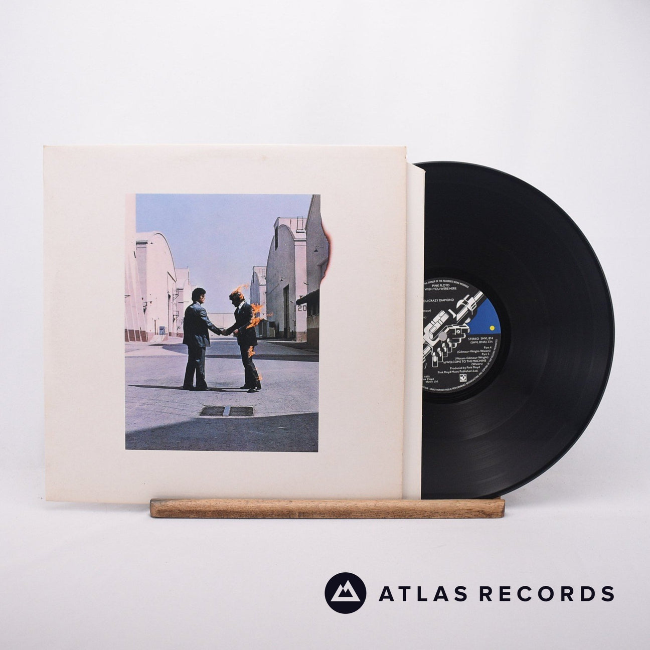 Pink Floyd Wish You Were Here LP Vinyl Record - Front Cover & Record