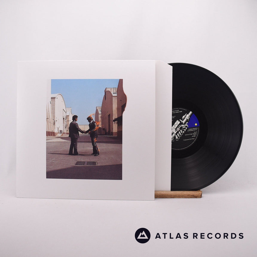 Pink Floyd Wish You Were Here LP Vinyl Record - Front Cover & Record